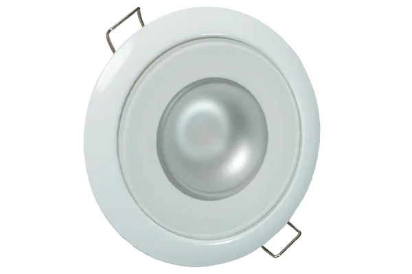 113123 – LUMITEC Boat Deck Light, Flush Mount 3 Watts 10 To 30 Volt DC White Non-Dimming LED Bulb 3-1/4 Inch Diameter...